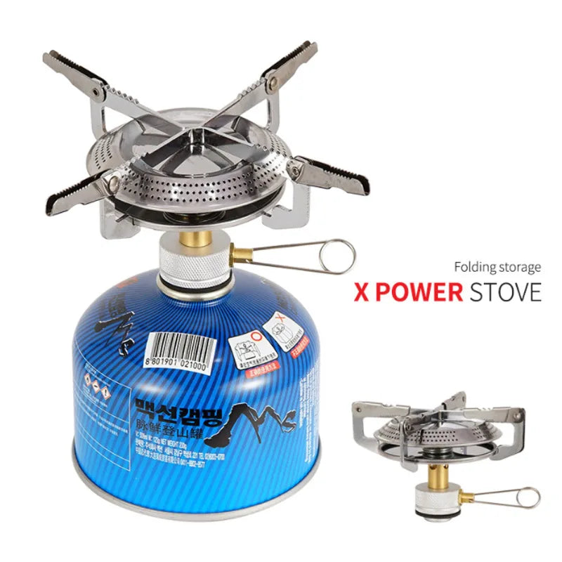 Military Outdoors Portable Camping Gas Stove for Adventure Camping