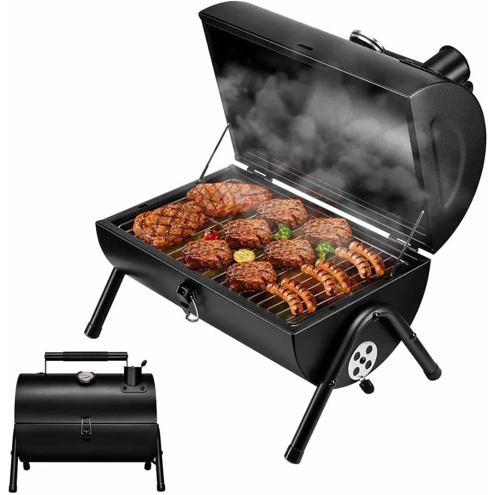 Portable Charcoal Grill with Thermometer United States Grill