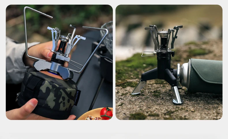 Portable Mini Gas Cooker for Outdoor Camping Adventures Camping