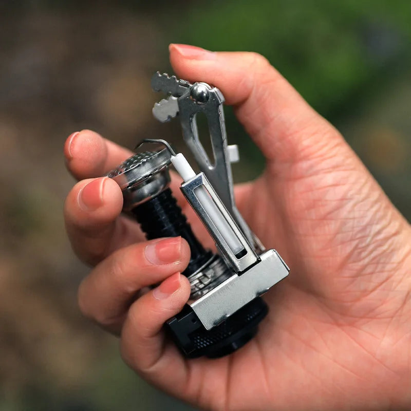 Portable Mini Gas Cooker for Outdoor Camping Adventures Camping