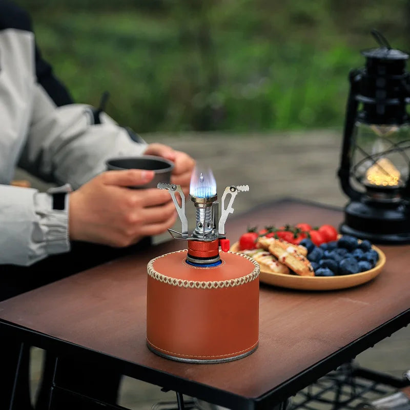 Portable Mini Gas Cooker for Outdoor Camping Adventures Camping