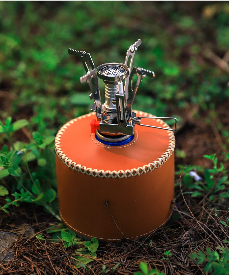 Portable Mini Gas Cooker for Outdoor Camping Adventures Camping