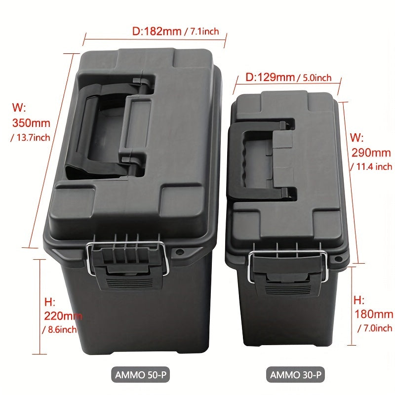 Lockable PVC Ammo Storage Container Storage Container