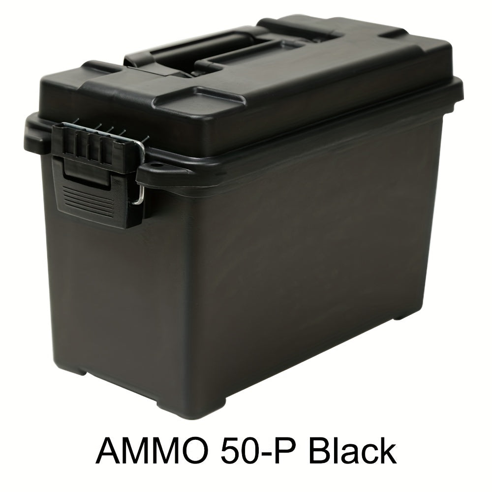 Lockable PVC Ammo Storage Container 50P Balck Storage Container