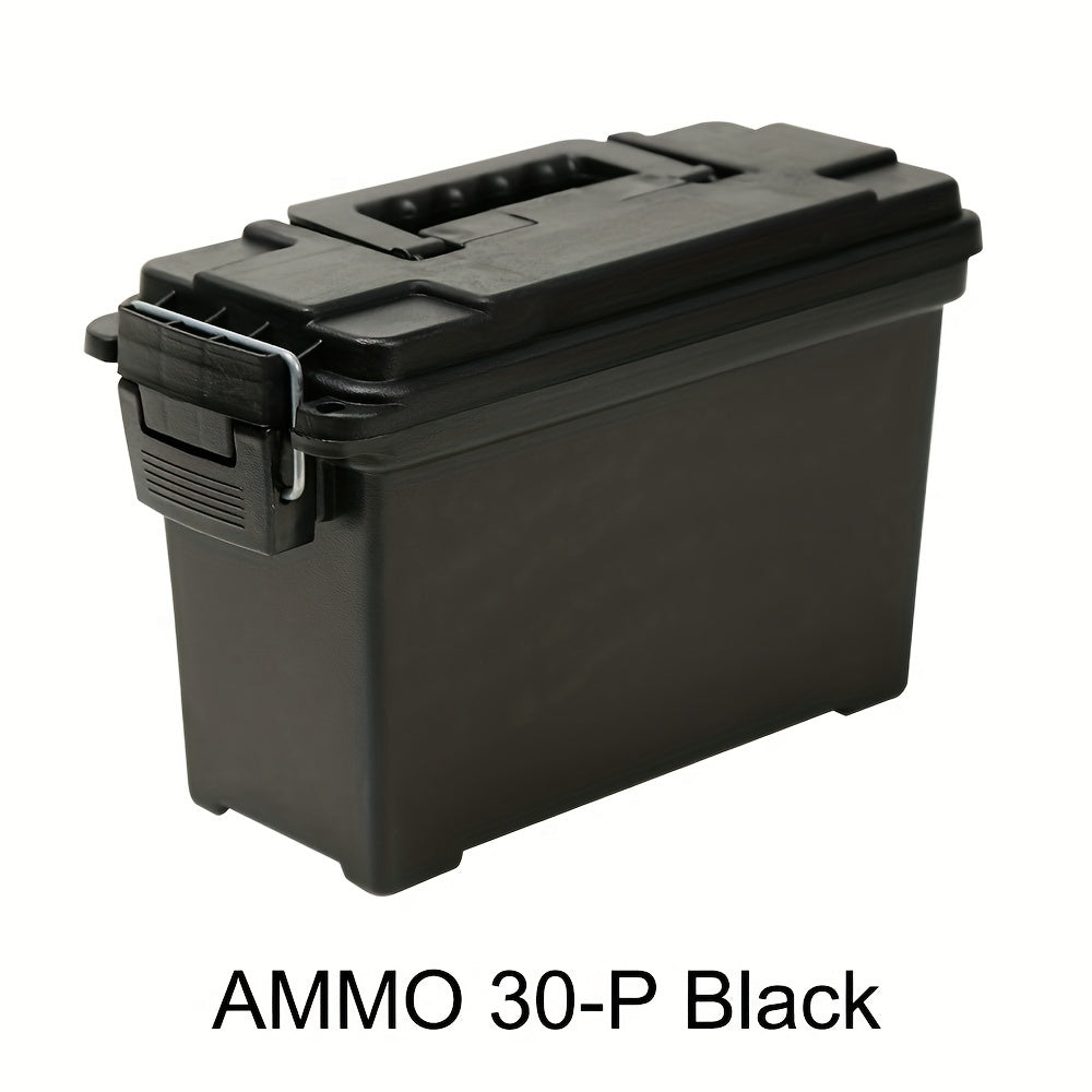 Lockable PVC Ammo Storage Container 30P Balck Storage Container