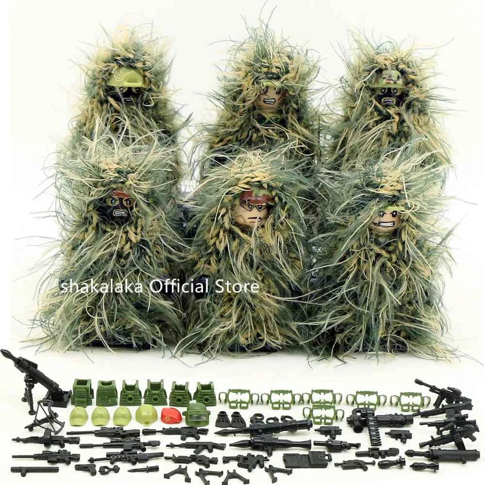 6pcs Army Special Forces Soldier Figure Toys Toys