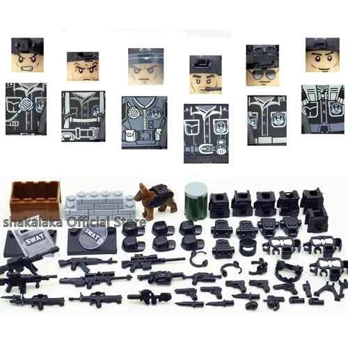 Helicopter Special Forces Team Toys Set no box 6P-16 Toys