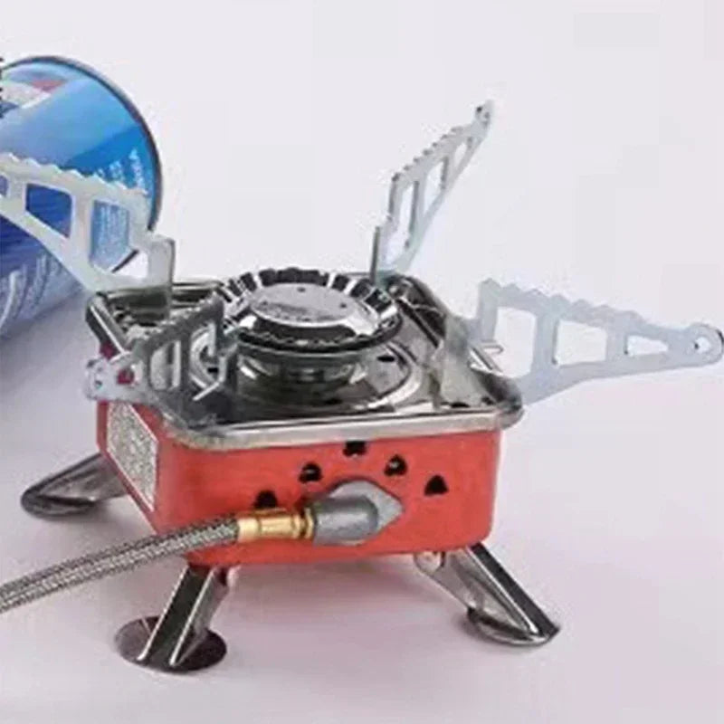 Military-Outdoors Small Square Gas Stove for Camping Stove