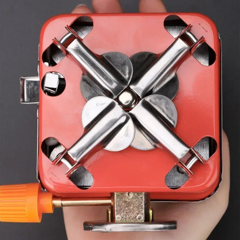 Military-Outdoors Small Square Gas Stove for Camping Stove