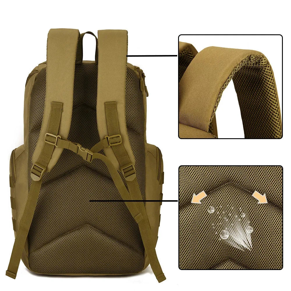 Military-Outdoors 40L Survival Gear Tactical Backpack Bags