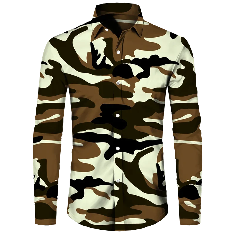 Tactical Camo Outdoor Shirt For Men Lshirts-NXH36139 Shirt