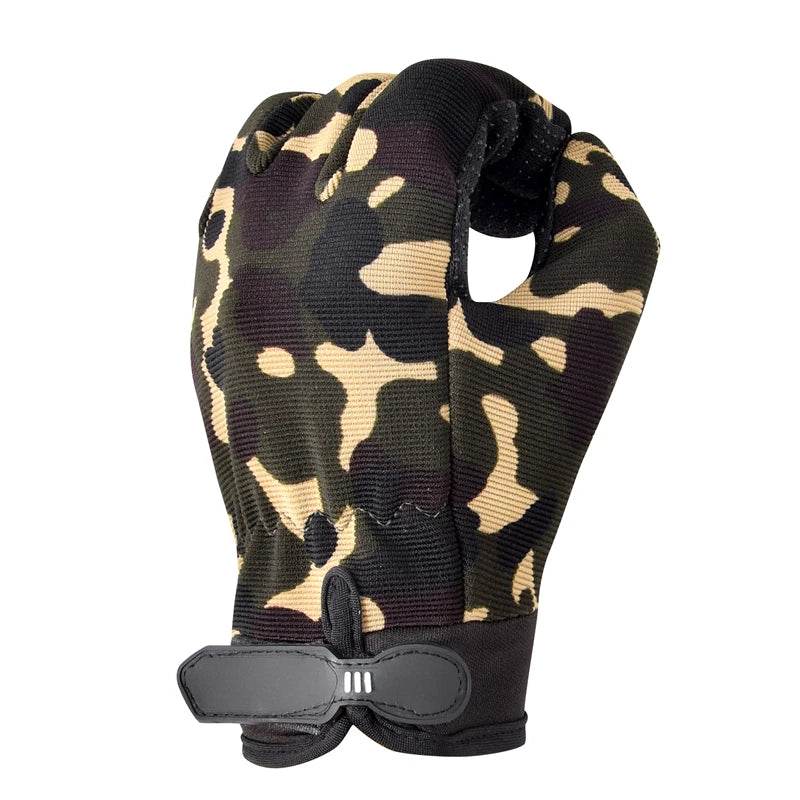 Antiskid Military Style Work Camo Gloves - Military-Outdoors.com