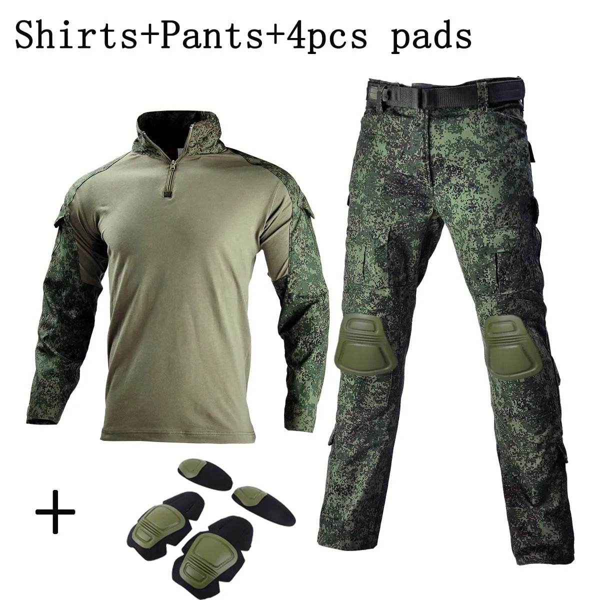 Military-Outdoors Tactical Suit with Protective Pads - Military-Outdoors.com