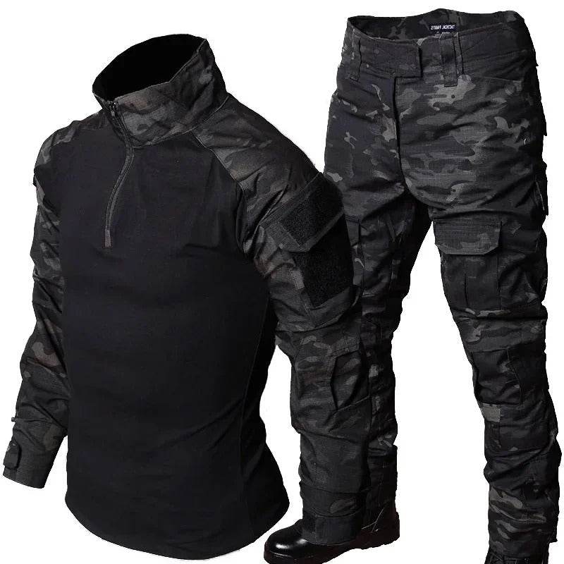 Military-Outdoors Tactical Suit with Protective Pads - Military-Outdoors.com