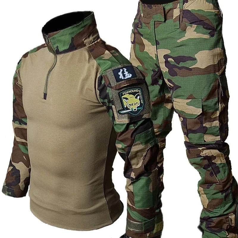 Military-Outdoors Tactical Suit with Protective Pads - Military-Outdoors.com