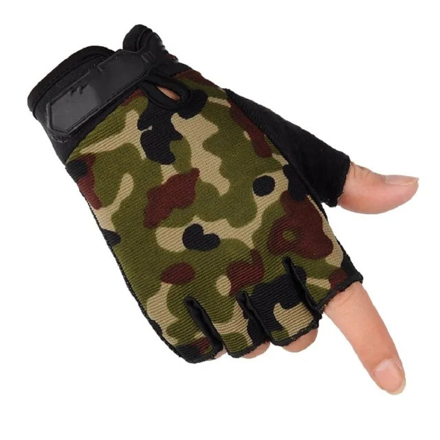 Lightweight Breathable Tactical Gloves half-Camouflage CHINA Gloves