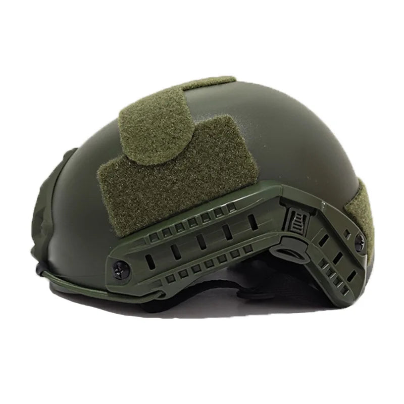 Wargame Tactical Protective Helmet for Safety No Hole Armygreen Helmet