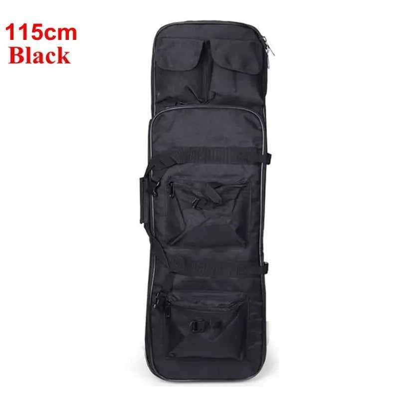 Military-Outdoors Tactical Rifle Case Bag - Durable & Versatile Black 115CM Bags