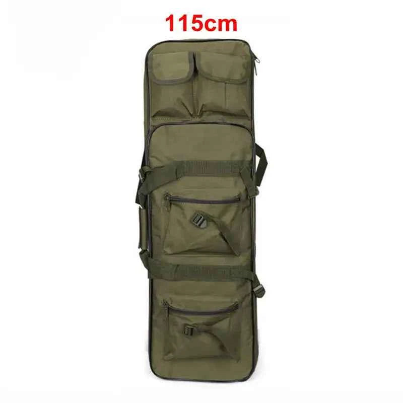 Military-Outdoors Tactical Rifle Case Bag - Durable & Versatile Green 115CM Bags