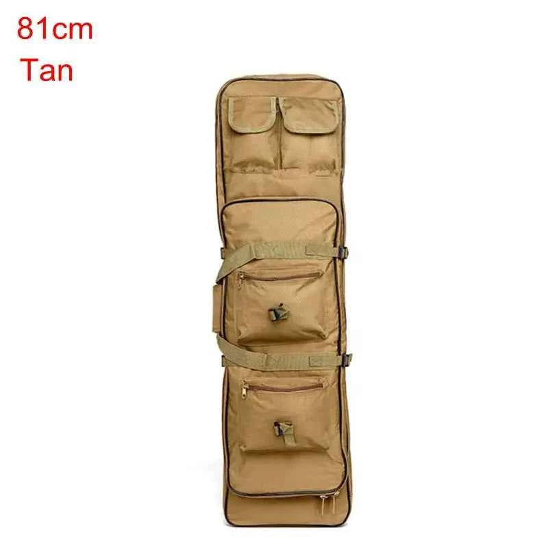 Military-Outdoors Tactical Rifle Case Bag - Durable & Versatile Tan 81CM Bags