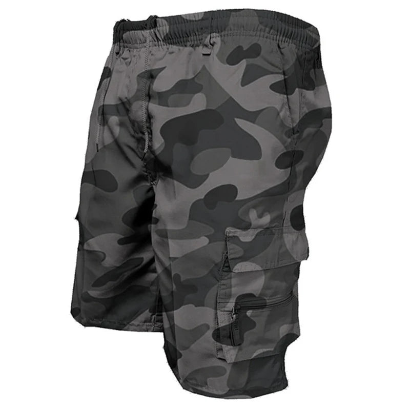 Tactical Short Pants for Summer Adventures Camouflage grey Pants Short