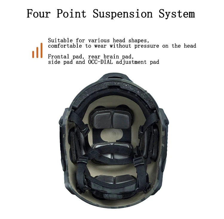 Military-Outdoors Thickened Outdoor Helmet for Adventures Helmet