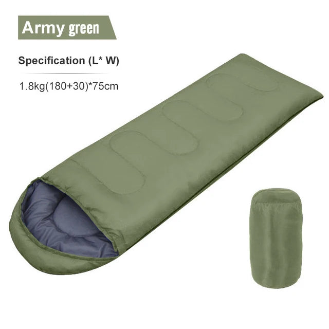 Ultralight Waterproof 4 Season Sleeping Bags Army Green 1.8KG CHINA Sleeping Bag