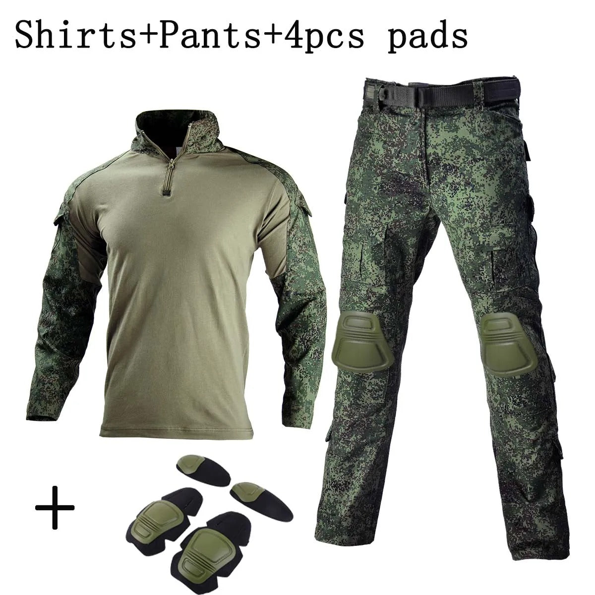 Military-Outdoors Tactical Suit with Protective Pads Military-Outdoors.com