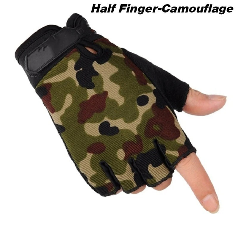 Antiskid Military Style Work Camo Gloves Military-Outdoors.com