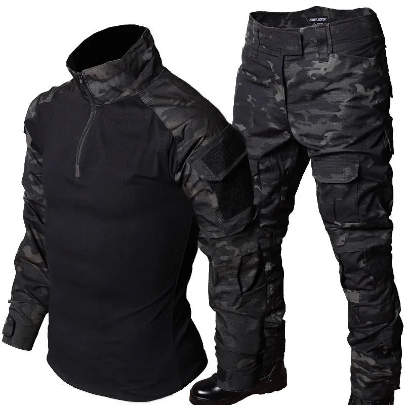 Military-Outdoors Tactical Suit with Protective Pads Military-Outdoors.com