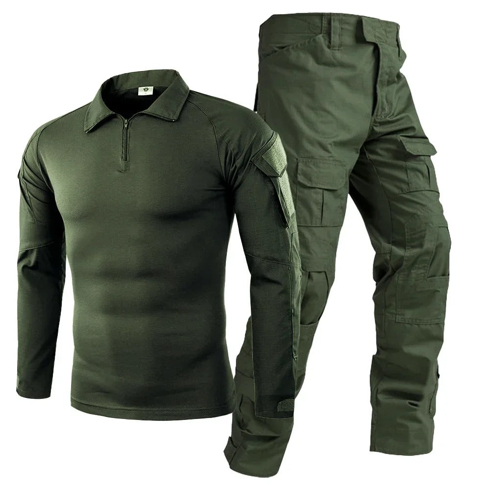 Military-Outdoors Tactical Suit with Protective Pads Military-Outdoors.com