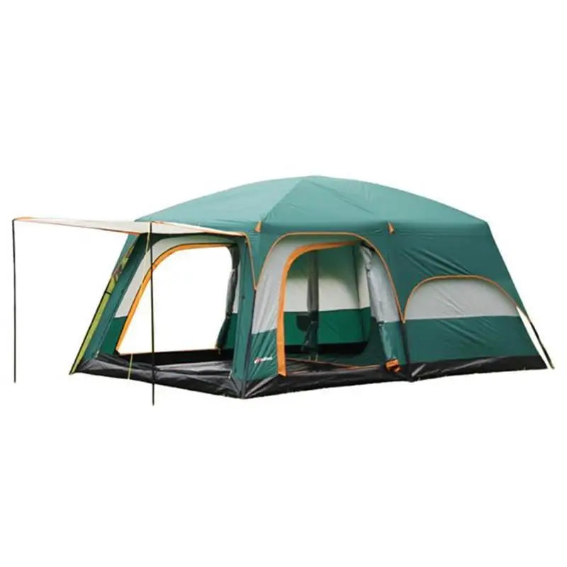 Camping Family Tent 3 Rooms 8-12 Persons Military-Outdoors