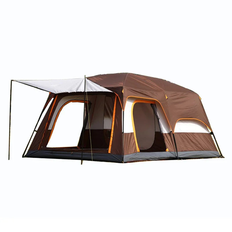 Camping Family Tent 3 Rooms 8-12 Persons Military-Outdoors