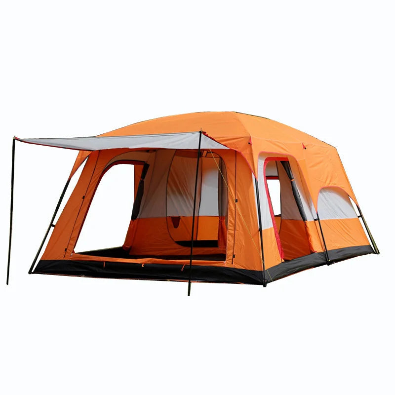 Camping Family Tent 3 Rooms 8-12 Persons Military-Outdoors