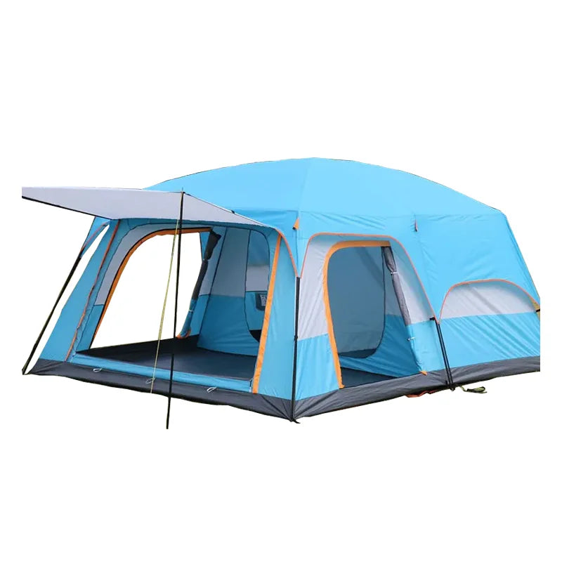 Camping Family Tent 3 Rooms 8-12 Persons Military-Outdoors
