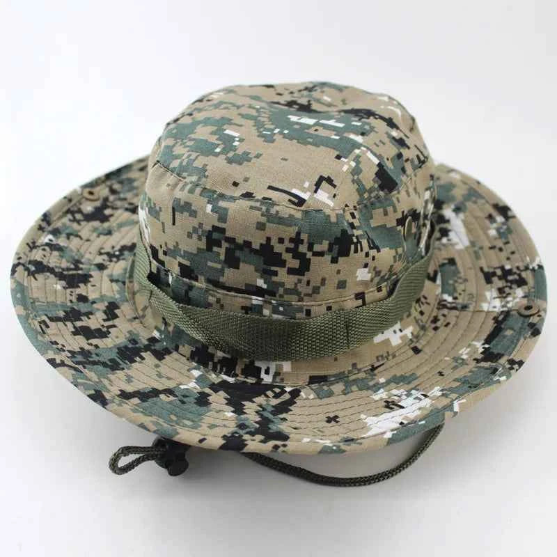 Military Camouflage Boonie Hat for Outdoor Adventures H8 58-60CM Hat