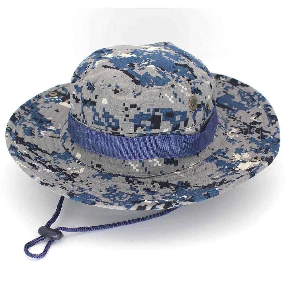 Military Camouflage Boonie Hat for Outdoor Adventures H13 58-60CM Hat