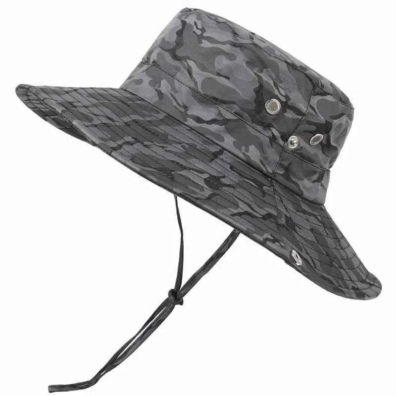 Camouflage Military Hat - Durable Outdoor Gear Gray Head 54 to 59cm Hat