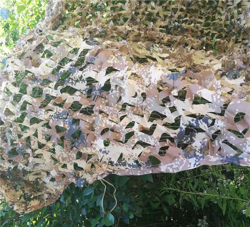 Military-Outdoors 2 Layers Desert Camouflage Net for Tactical Use Nets