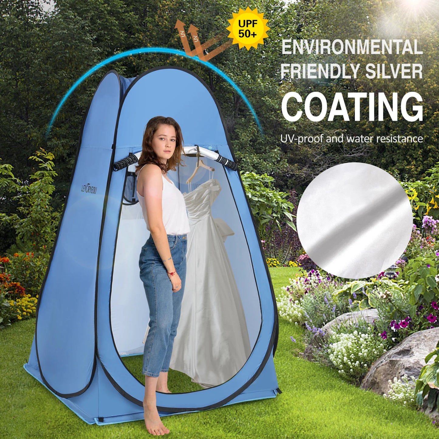 Privacy Shelter Tent - Instant Shower Or Toilet Tent