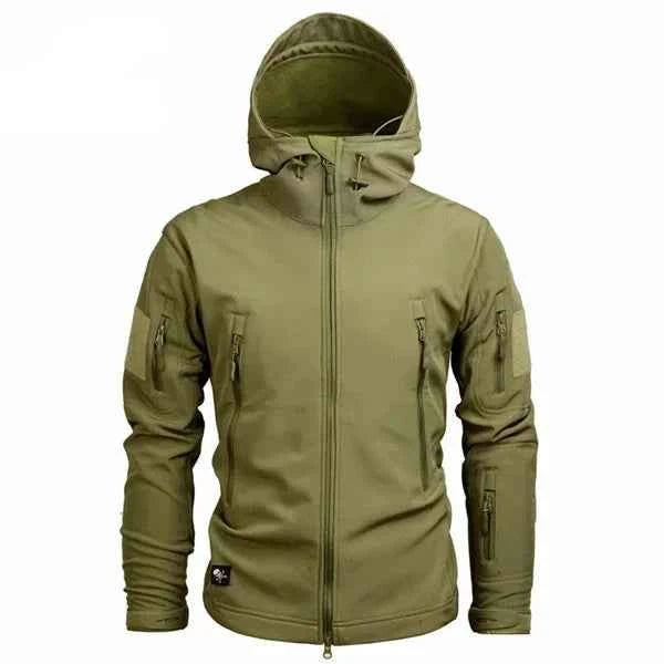Mens Tactical Jacket - Military-Grade Performance Gear KHAKI Jacket