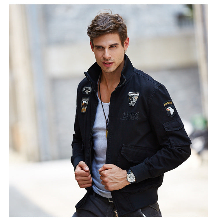 Military-Outdoors Outdoor Flight Jacket for Men Jacket