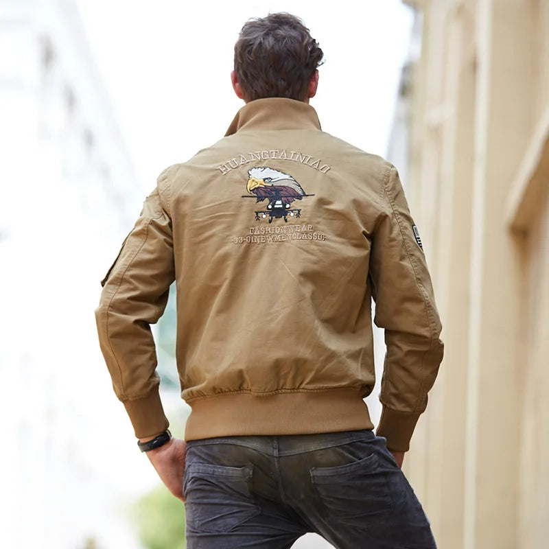 Military-Outdoors Outdoor Flight Jacket for Men Jacket