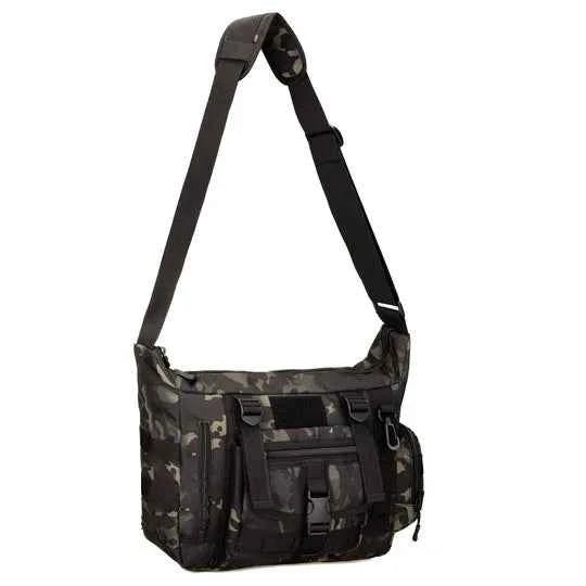 Military-Outdoors Tactical Sling Bag for Outdoor Adventure Black CP Bags