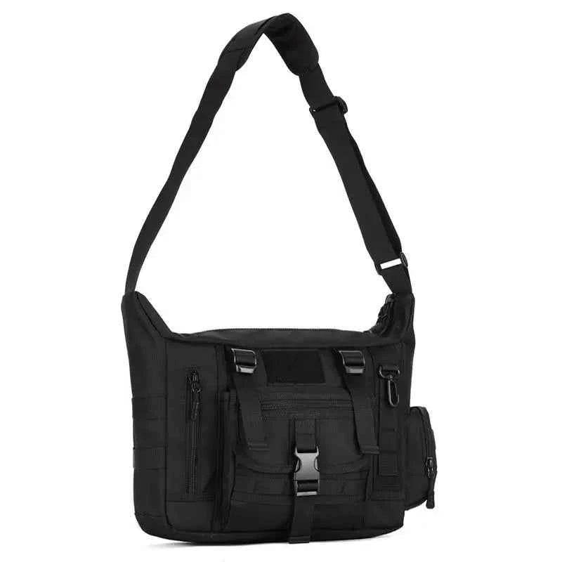 Military-Outdoors Tactical Sling Bag for Outdoor Adventure Black Bags