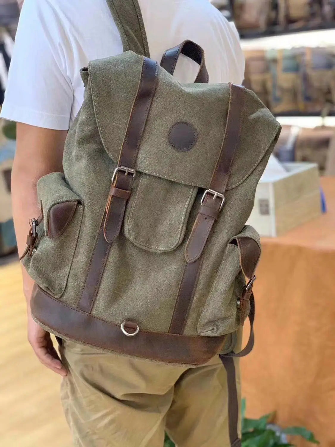 Military-Outdoors.com Vintage WW2 German Army Backpack Bags