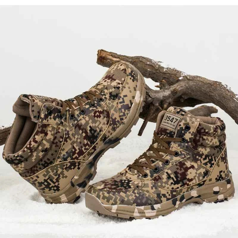 Military-Outdoors Winter Army Combat Boots for Tactical Use Tactical Boots