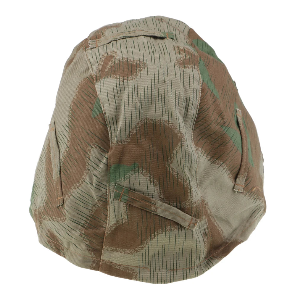 WW2 German helmet cover replica with camouflage pattern from Military-Outdoors.com