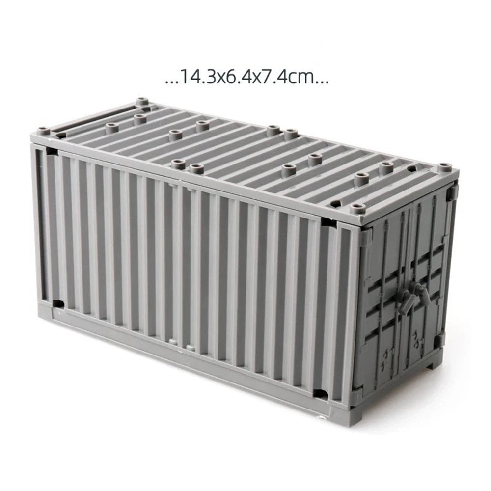 MOC Military Container WW2 War Base - DIY Kit A Toys