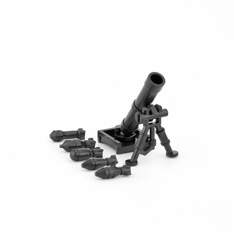 WW2 Mini Mortar Gans Toys Model Set black Toys